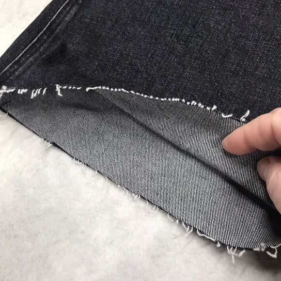 NWT HUDSON Jodie Flare Jean Women 25 (28x30) Faded Noir Black Wash Distressed - Picture 6 of 16